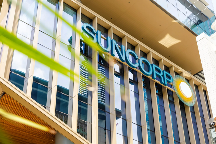 Suncorp logo on a building
